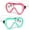 lake blue+red, variant on Adult Swim Goggles, 2 Pack Snorkel Diving Mask with Nose Cover, Tempered Glass Scuba Swim Mask Snorkeling for Adult Men Women Youth
