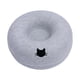 thumbnail image 4 of Cama túnel para gatos, cueva para gatos con forma de donut de fieltro para varios gatos, lavable, con cremallera, extraíble, universal para todas las Azul claro 50cm, 4 of 8