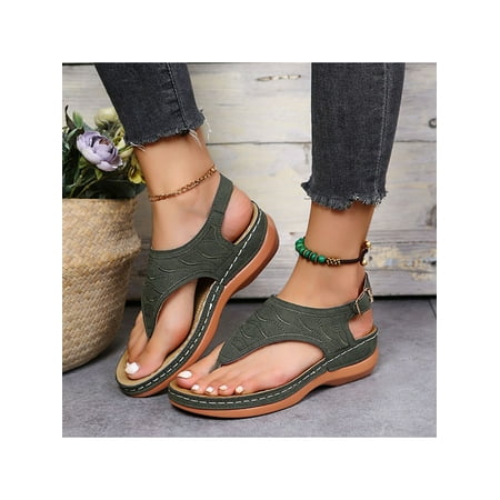 

Crocowalk Arch Support Sandals Women s Sandals Summer Beach Flats Ankle Strap Sandal Summer Beach Dress Shoes