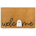 thumbnail image 2 of Halloween Doormat Welcome Ghost Outdoor Welcome Mats for Front Door Non Slip Ghost Floor Mat Halloween Rug for Outside Front Porch Entryway Decor, 2 of 4