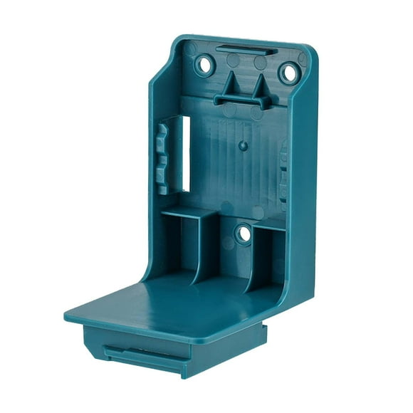 Baterías Soporte fijo Herramienta eléctrica Baterías Estante de almacenamiento Multipropósito Vertical Azul Cola Soporte de fijación