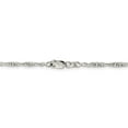 thumbnail image 3 of 925 Sterling Silver 2.5mm Loose Rope Chain; 22 inch; Lobster Clasp; for Adults and Teens; for Women and Men, 3 of 4