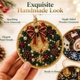 thumbnail image 4 of WEIOUKC 6PCS Wooden Christmas Ornaments Diamond Painting Kits for Adults, Christmas Diamond Art Hanging Pendant DIY Single-Side Craft Kit, for Tree & Wall Decor, 4 of 7