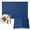 Navy, Blue, variant on Burnt Orange Placemats Set of 2, Country Modern Farmhouse Solid Fall Orange Washable Wipeable Table Mats for Dining Tables, Indoor Outdoor Kitchen Place Mats for Holiday Party Table Decor