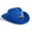 Blue, variant on Straw Cowboy Hats for Toddler Girls Boys Summer Sun Hat Cowgirl Western Hat for Kids Western Cowboy Hat Wide Brim Straw Hat (Red,One Size)