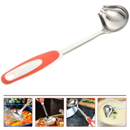MERRYHAPY Ladell Orange Stainless Steel Sauce Ladle Kitchen Serving Spoon 1 Piece MERRYHAPY Ladell Orange Stainless Steel Sauce Ladle Kitchen Serving Spoon 1 Piece