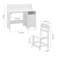 thumbnail image 4 of CazToi MDF Kids Desk and Chair Set, Children's Writing Study Table with Chair, Space-Saving Design, 4 of 7