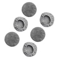 thumbnail image 4 of Almohadillas de reemplazo 6x para limpieza de ventanas Robot Ventana Aspiradora de aspirador Pad, reutilización de microfibra redonda para puerta para Textura de vellón, 4 of 8