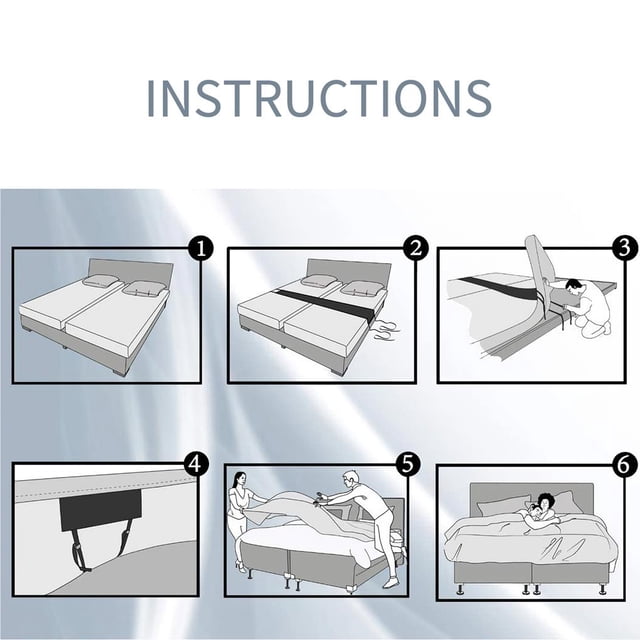 Bed Bridge Bed Connector Fixed Strap Compression Resistant Long Single Seam Padding Retaining Belt for Home Decor Infants Hotels White