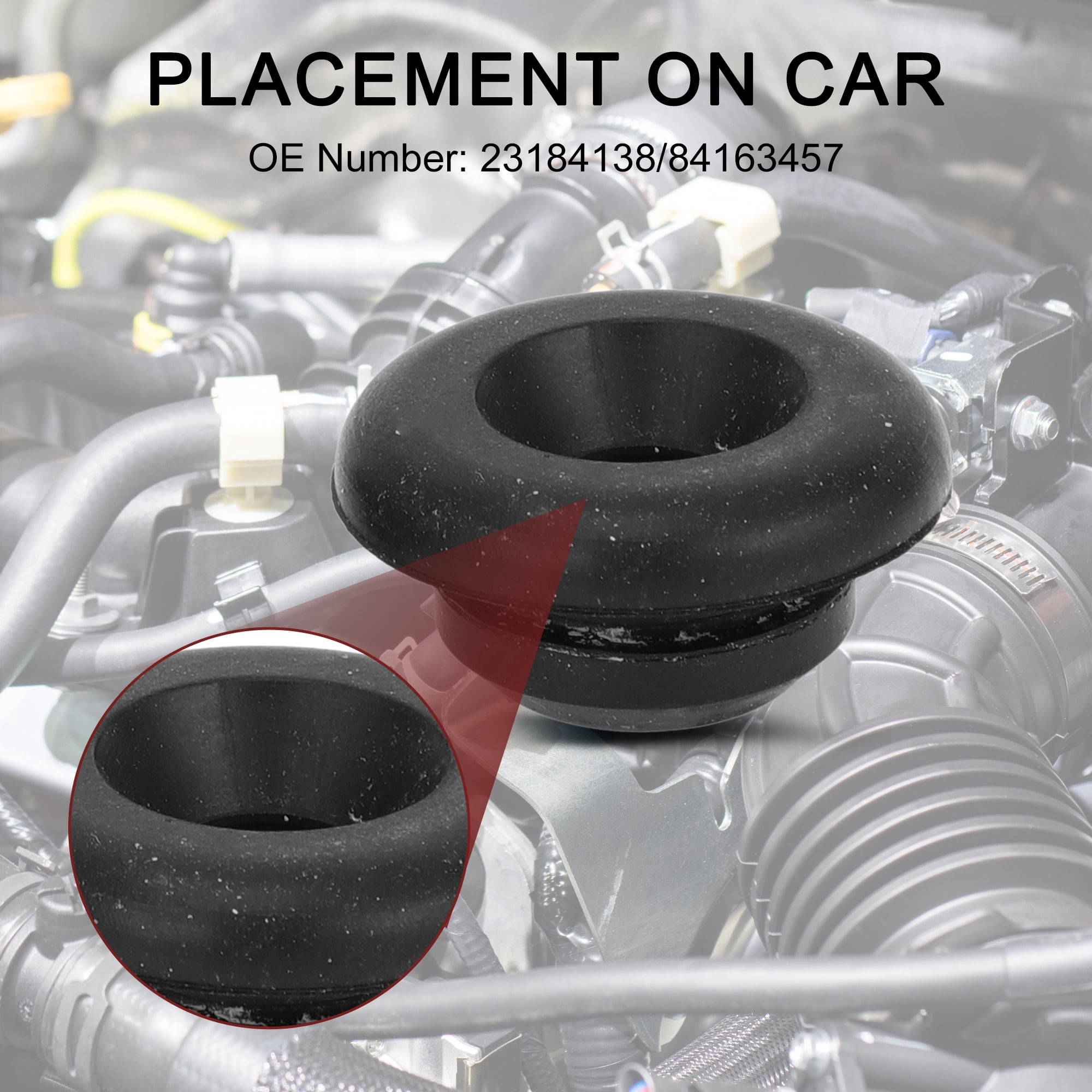 Unique Bargains Air Cleaner Assembly Insulator for Chevrolet Camaro Engine Filter Grommet