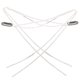 thumbnail image 5 of Luxshiny 2Ud Cadena De Plata Para Con Borlas Y Clip Para De Peinados, 5 of 8