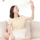 thumbnail image 3 of W10 USB Rechargeable 4 Gears Silent Portable Handheld Fan with Digital Display - Beige, 3 of 5