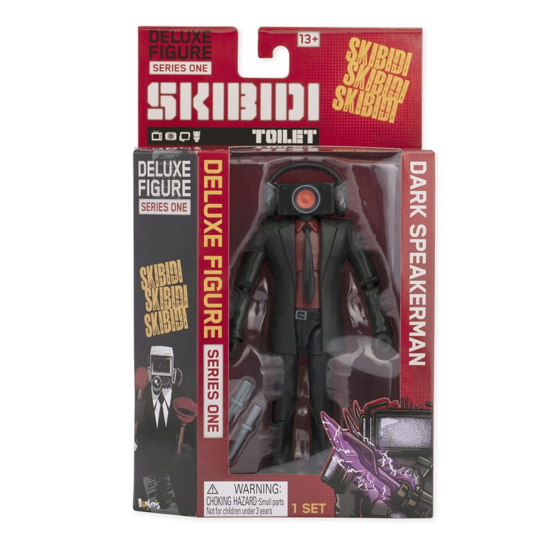 Skibidi Toilet DX アクションフィギュア ダークスピーカーマン Skibidi Toilet Deluxe Dark Speakerman Figure, Collectible