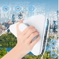 thumbnail image 6 of Double Sided Magnetic Window Cleaner with Strong Magnet High Rise Glass Cleaning Tool for 3 to 10 mm Thickness  Safe ABS Handle with Anti Pinch Design & Security Rope for Home  Office (Wh, 6 of 6