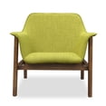thumbnail image 4 of Manhattan Comfort Miller Fabric Accent Chair in Green/Walnut (Set of 2), 4 of 5