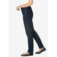 thumbnail image 3 of Woman Within Plus Size  Slim-Leg Pull-On Gap-Free Stretch-Denim Jeans, 3 of 6