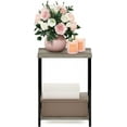 thumbnail image 4 of Simplistic Set of 2 End Table, Espresso/Black, 4 of 14