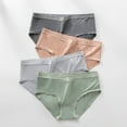 thumbnail image 4 of SMZ Women's Brief Underwear, Cotton Stretch Brief Panties, 6-Pack, 4 of 10
