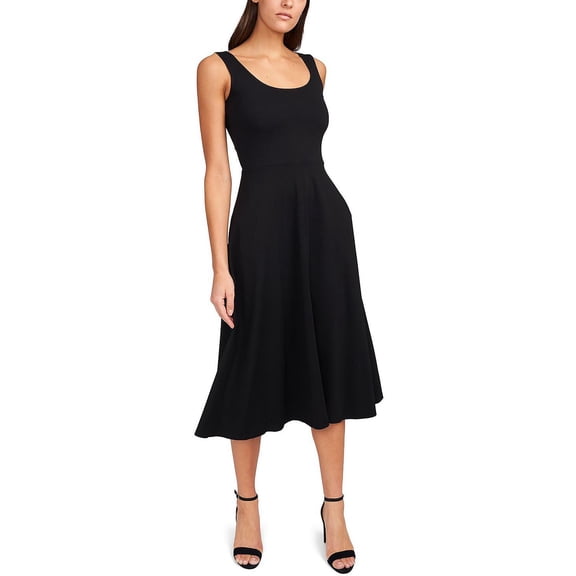 MSK Womens Pocket Knit Midi Dress