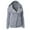 Gray, variant on Women's Full Zip Up Hoodie Long Sleeve Fleece Hooded Sweatshirts Jacket Lightweight Y2K Hoodie Coat with Pockets