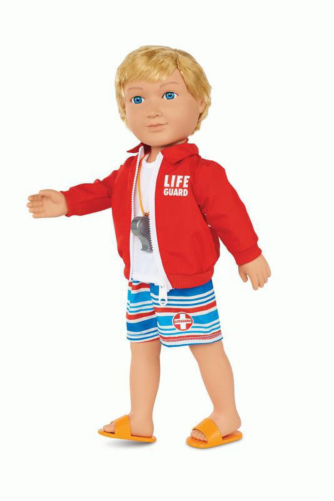 クオリティライフ　qualitylife マイティボーイ My Life As 18 Poseable Lifeguard Boy Doll Blonde Hair Blue Eyes