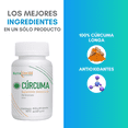 thumbnail image 3 of Cúrcuma Orgánica Nutrasien100 1 bote con 60 cápsulas vegano Antiinflamatorio natural Beneficia Sistema Inmune, 3 of 8