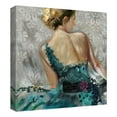 thumbnail image 4 of Masterpiece Art Gallery Elegance I Woman In Profile By Frank Parson Canvas Art Print 35" x 35", 4 of 4