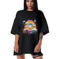 thumbnail image 3 of Women T Shirts and Men Shirt Oversized Shirts Cool Graphic Tees for Men Vintage Streetwear Sweat Casual Shirt L, 3 of 5