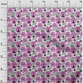 thumbnail image 3 of oneOone Velvet Fuschia Pink Fabric Kids Animal Sewing Craft Projects Fabric Prints By Yard 58 Inch Wide, 3 of 4