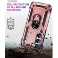 thumbnail image 4 of Case for S23 Samsung S23 5G Phone Case Galaxy S23 Case,Military Grade Protective S23 Cases Cover with Ring Car Mount Kickstand for Samsung Galaxy S23/S23 5G - Rose Gold, 4 of 12