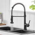 thumbnail image 2 of Kitchen Faucets with Pull Down Sprayer Bronze Matte Black, 2 of 7
