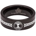 thumbnail image 5 of Celtic Tree of Life Tungsten Carbide Ring, 5 of 9