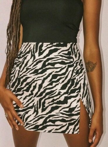leopard print skirt short