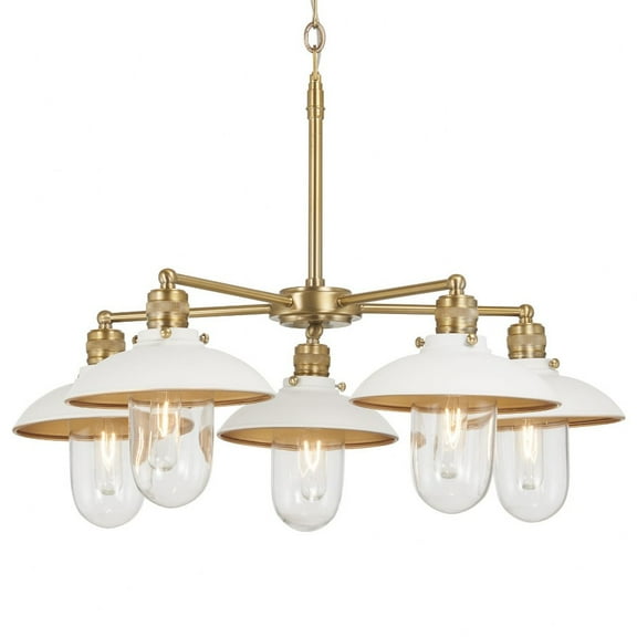 5139-799-Minka Lavery-Downtown Edison - 5 Light Chandelier-23.13 Inches Tall and 28.13 Inches Wide     -Traditional Installation