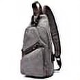 thumbnail image 3 of Bolso de lienzo con correa, mochila de hombro casual rucksa, 3 of 3