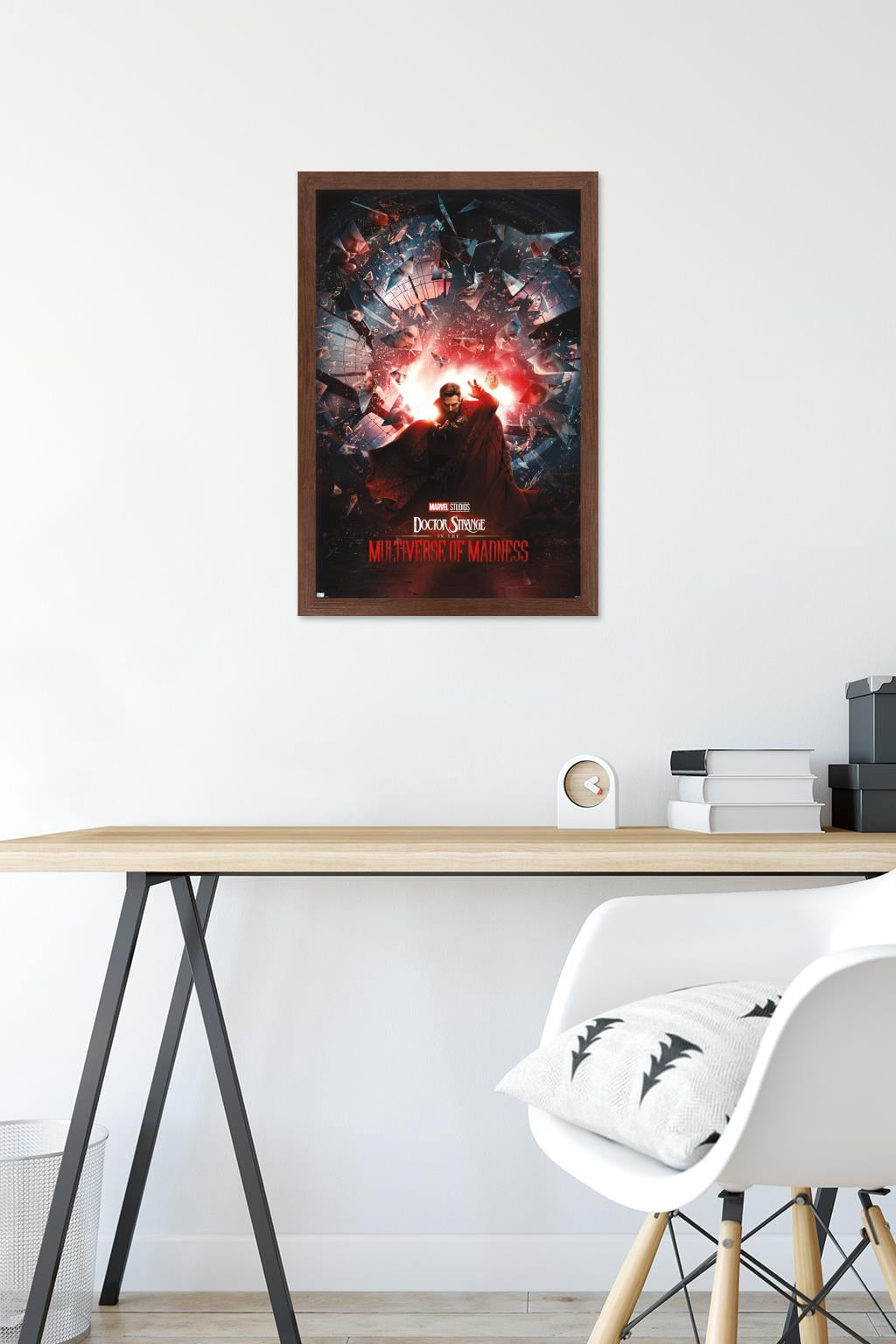 Marvel Doctor Strange in the Multiverse of Madness - Official One Sheet Wall Poster, 14.725" x 22.375" Framed