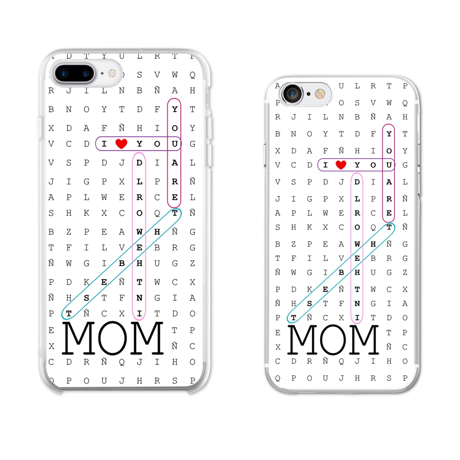 Ish Original Official Love You Mom Phone Case Cover Slim Soft Tpu For Apple Iphone 7 Plus Walmart Com Walmart Com