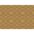 thumbnail image 1 of Ahgly Company Machine Washable Indoor Rectangle Transitional Yellow Area Rugs, 5' x 7', 1 of 7