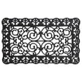 thumbnail image 1 of Calloway Mills 103681830 18 x 30 in. Grant Alley Rubber Rectangular Doormat, Black, 1 of 1