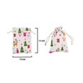 thumbnail image 5 of 24 bolsas navideñas metálicas con cordón de arpillera, bolsa navideña bronceada, bolsa para dulces, bolsa para golosinas, bolsas de golosinas para envolver dulces, cumpleaños, fiestas navideñas, 5 of 5
