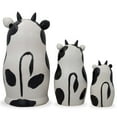 thumbnail image 2 of Set of 3 Spotted Cow Family Animal Nesting Dolls 5.5 Inches, 2 of 2