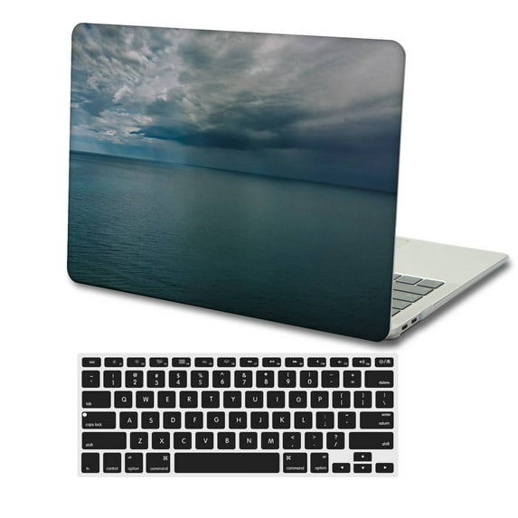KSK KAISHEK Only Compatible Newest MacBook Pro 15 inchs Case 2016 - 2019 Released Model A1707/A1990, Plastic Protective Case Hard Cover + Black Keyboard Cover, Colorful B 0198