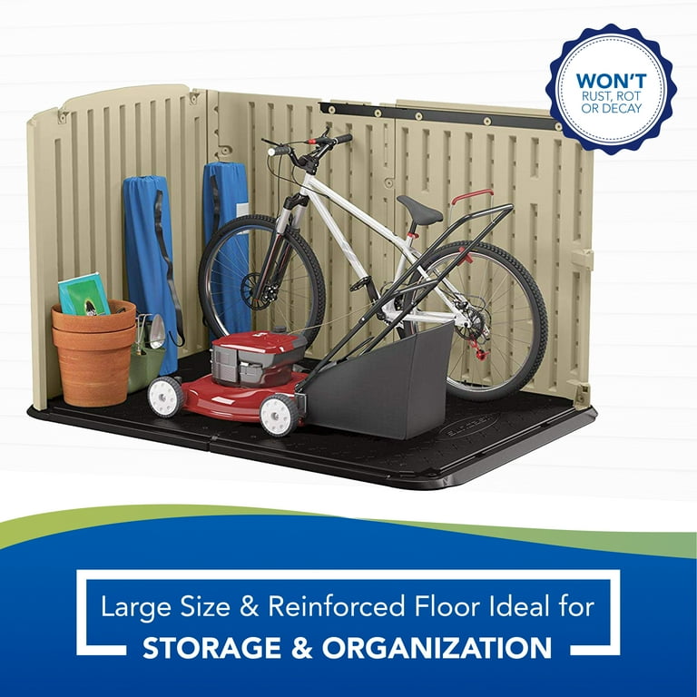 Suncast bicycle storage best sale shed