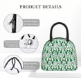 thumbnail image 4 of Fotbe Cactus Plants Pattern Lunch Bag , Insulated Lunch Box, Small Leakproof Cooler Food Lunch Containers Reusable Lunch Tote Bags, 4 of 6