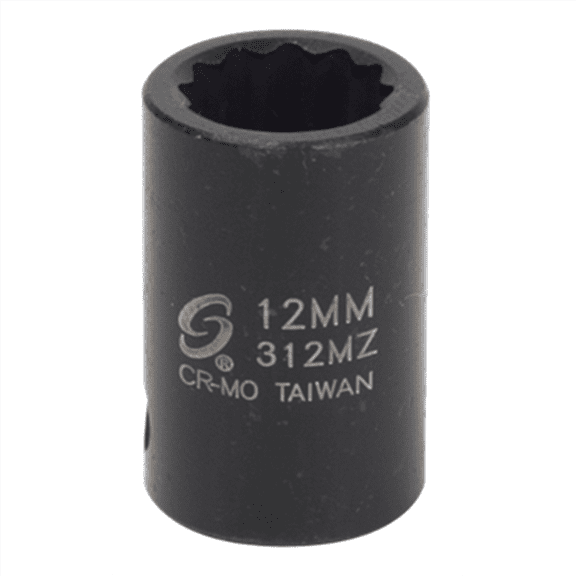 Sunex 3/8 in. Drive 12-Point 12 mm Impact S