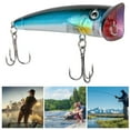 thumbnail image 3 of Artificial 7cm Plastic Fishing Hard Bait Floating Popper Fish Like Fishing Lures Accessory(5#), 3 of 8