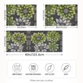 thumbnail image 2 of Yayeee Pillowcase Standard Size Set of 2 Satin Wrinkle Resistant Pillow Case, Gray Floral, 2 of 8