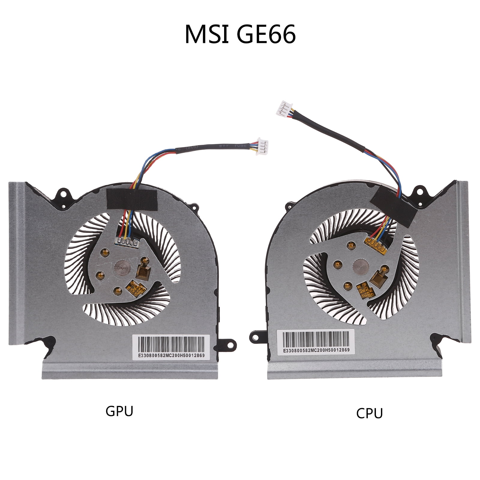Notebook Heatsink OEM for GE66 GP66 GL66 Series CPU GPU Cooling Fan 5V1.0A 4-pin Laptop Cooler Radiator