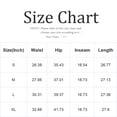 thumbnail image 3 of Women's Plus Size Skinny Jeans - Trendy Ripped 7/10 Length Moderate Stretch Pants, Black Size L, 3 of 6