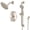 PVD Brushed Nickel, variant on Pioneer Faucets TD-4MT330-ADA-MB Motegi Shower Only Trim Package - Black